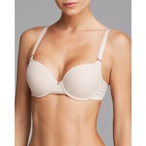 Passionata By Chantelle Dream T-Shirt Bra Adjustable Ribbed Straps Women's 34B